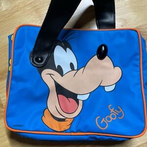 Vintage Disney Goofy Blue Lunch Bag